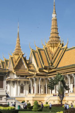 Kraliyet Sarayı içinde şehir Phnom Penh, Kamboçya taht salonu