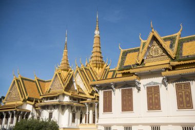 Kraliyet Sarayı içinde şehir Phnom Penh Kamboçya taht salonu