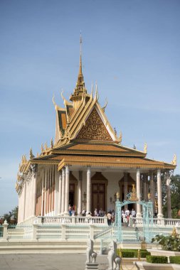 Kraliyet Sarayı içinde şehir Phnom Penh, Kamboçya'nın gümüş pagoda