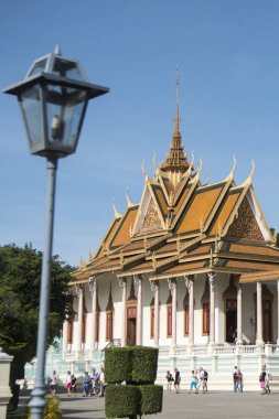 Kraliyet Sarayı içinde şehir Phnom Penh, Kamboçya'nın gümüş pagoda