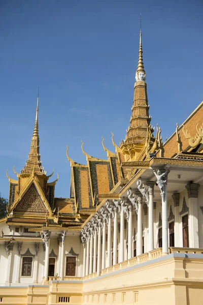 Throne Hall of Royal Palace in city of Phnom Penh of Cambodia