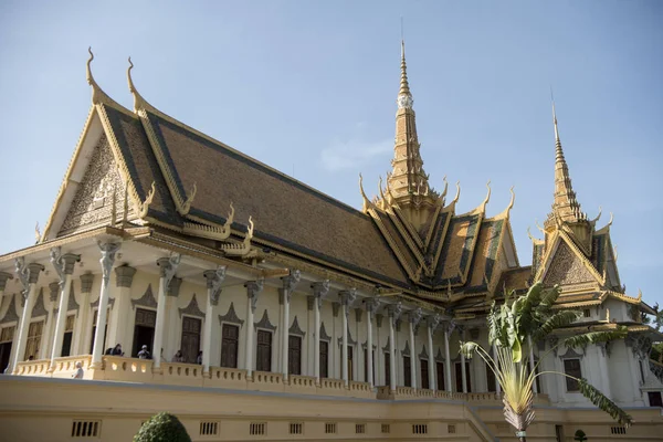 Throne Hall Royal Palace City Phnom Penh Cambodia — Stock Photo, Image