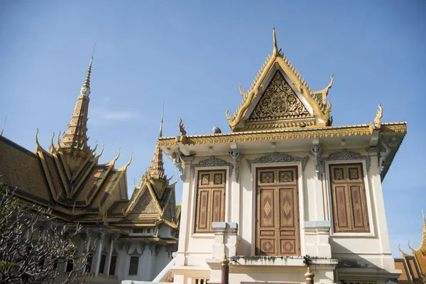 Hor Samran Phirun Edificio Del Palacio Real Ciudad Phnom Penh — Foto de Stock