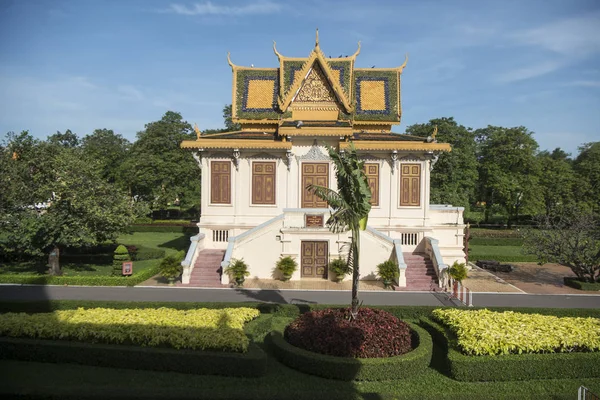 Hor Samran Phirun Edificio Del Palacio Real Ciudad Phnom Penh — Foto de Stock