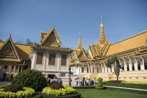 Kraliyet Sarayı içinde şehir Phnom Penh, Kamboçya taht salonu