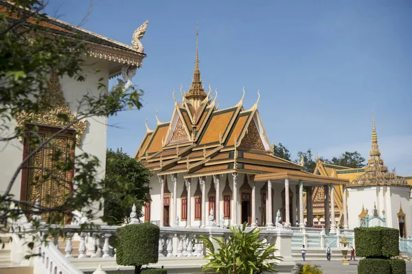 Pagode Argent Palais Royal Cambodge Phnom Penh — Photo