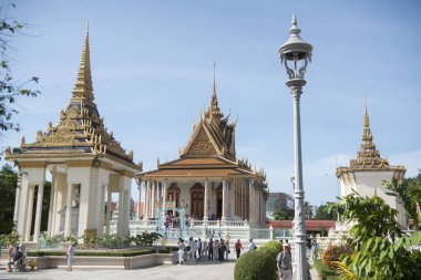 Kraliyet Sarayı içinde şehir Phnom Penh, Kamboçya'nın gümüş pagoda