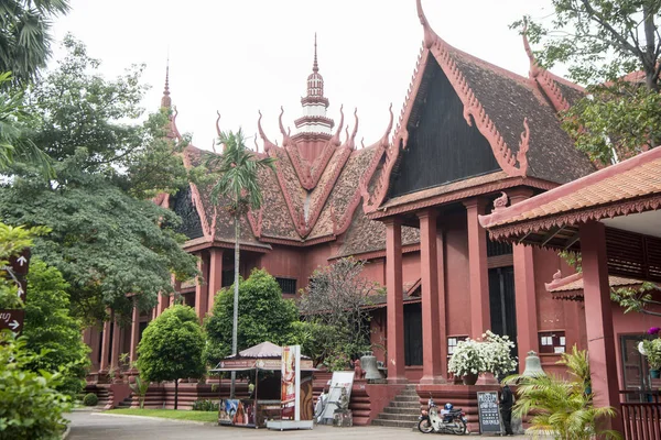 Exterior Cambodian National Museum City Phnom Penh Cambodia — Stock Photo, Image