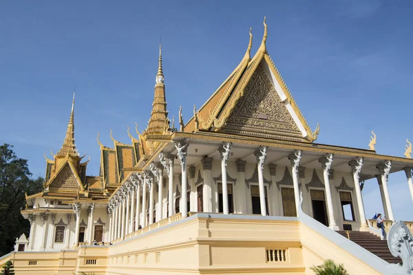 Phnom Penh Kambodscha November 2017 Thronsaal Des Königlichen Palastes — Stockfoto