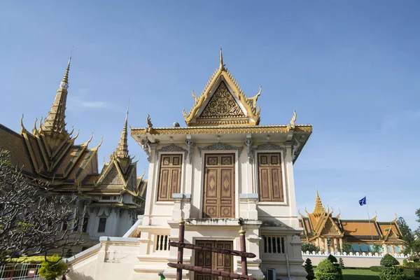 Phnom Penh Kambodzsa 2017 November Builging Trón Terem Királyi Palota — Stock Fotó