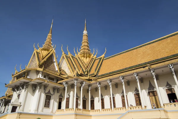 Phnom Penh Cambodia November 2017 Throne Hall Royal Palace — Stock Photo, Image
