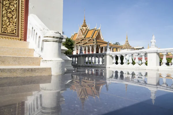 Phnom Penh Cambodge Novembre 2017 Pagode Argent Palais Royal Dans — Photo