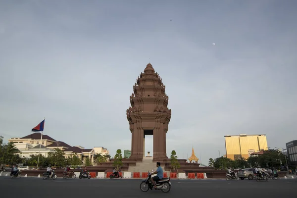 Phnom Penh Cambodge Novembre 2017 Statue Monument Roi Norodom Sihanouk — Photo