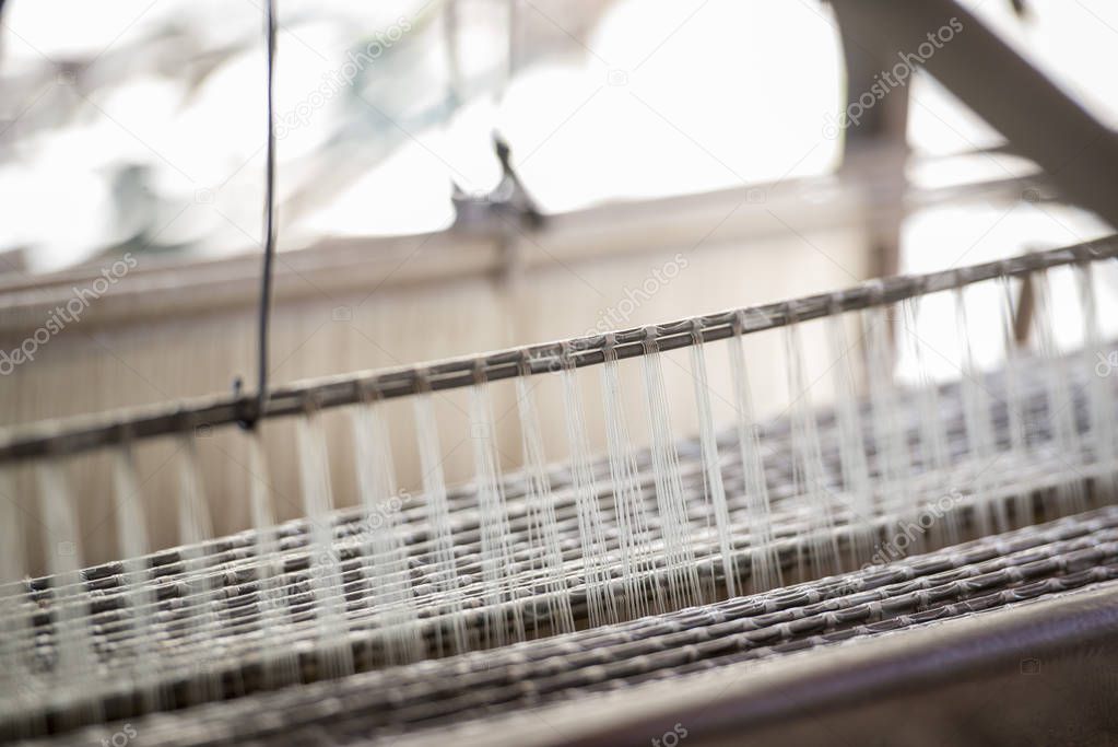 silk production at Koh Dach near city of Phnom Penh, Cambodia