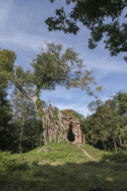 Sambor olduğunuzu Kuk kalıntıları Kamboçya Kampong Thom şehir kuzeyinde Khmer Harabeleri