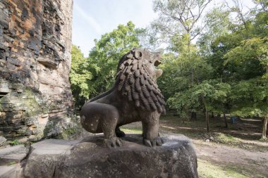 Sambor olduğunuzu Kuk kalıntıları Kamboçya Kampong Thom şehir kuzeyinde Khmer Harabeleri