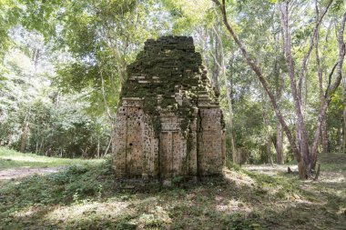 Sambor olduğunuzu Kuk kalıntıları Kamboçya Kampong Thom şehir kuzeyinde Khmer Harabeleri