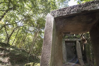 Sambor olduğunuzu Kuk kalıntıları Kamboçya Kampong Thom şehir kuzeyinde Khmer Harabeleri