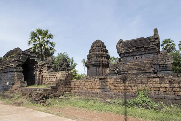 Khmer Temppeli Prasat Kuha Nokor Etelään Kampong Thom Kamputsean — kuvapankkivalokuva