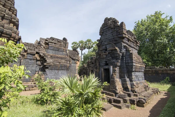 Kuil Khmer Prasat Kuha Nokor Selatan Kota Kampong Thom Kamboja — Stok Foto