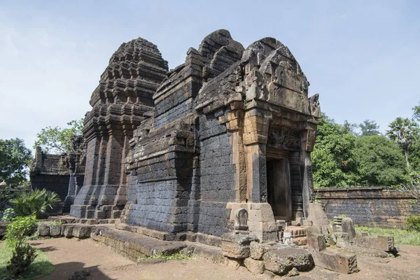 Chrám Khmerské Prasat Kuha Nokor Jižně Města Kampong Thom Kambodži — Stock fotografie