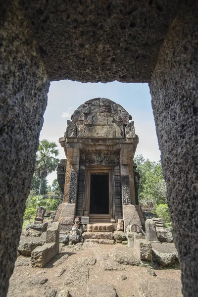 Chrám Khmerské Prasat Kuha Nokor Jižně Města Kampong Thom Kambodži — Stock fotografie