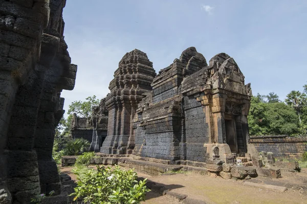 Prasat Kuha Nokor Khmer Tapınağı Kamboçya Kampong Thom Şehir Güneyinde — Stok fotoğraf