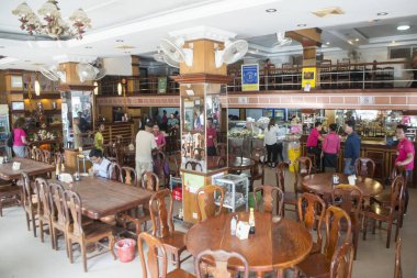 Kamboçya, Kampong Thom - Kasım, 2017: yerel restoran Kamboçya Kampong Thom şehir içinde