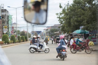Kamboçya, Kampong Thom - Kasım, 2017: Yer: Kampong Thom, Cambodia şehir merkezinde
