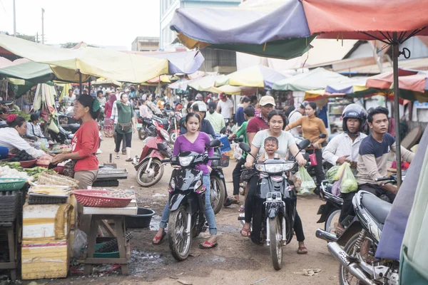Kambodža Kampong Thom Listopad 2017 Obchůdku Městě Preah Vihear Město — Stock fotografie