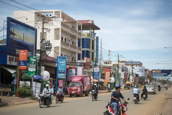 Kamboçya, Kampong Thom - Kasım, 2017: Yer: Kampong Thom, Cambodia şehir merkezinde