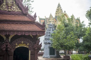 Phnom Santuk Tapınak yakınındaki Kamboçya Kampong Thom şehir