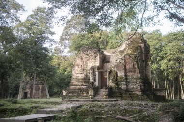 Sambor olduğunuzu Kuk kalıntıları Kamboçya Kampong Thom şehir kuzeyinde Khmer Harabeleri