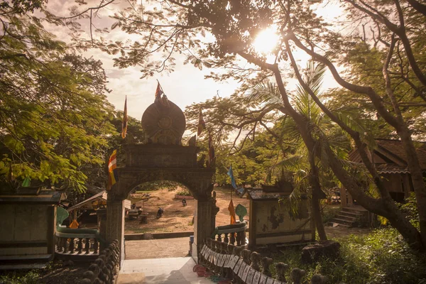 Treppe Und Pfad Zum Phnom Santuk Tempel Der Nähe Der — Stockfoto