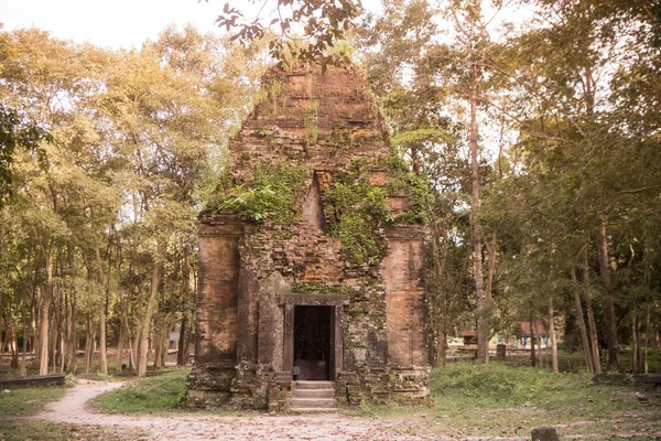 Sambor olduğunuzu Kuk kalıntıları Kamboçya Kampong Thom şehir kuzeyinde Khmer Harabeleri