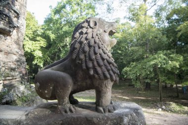 Sambor olduğunuzu Kuk kalıntıları Kamboçya Kampong Thom şehir kuzeyinde Khmer Harabeleri