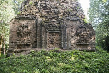 Sambor olduğunuzu Kuk kalıntıları Kamboçya Kampong Thom şehir kuzeyinde Khmer Harabeleri