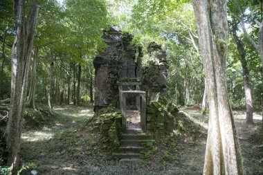 Sambor olduğunuzu Kuk kalıntıları Kamboçya Kampong Thom şehir kuzeyinde Khmer Harabeleri