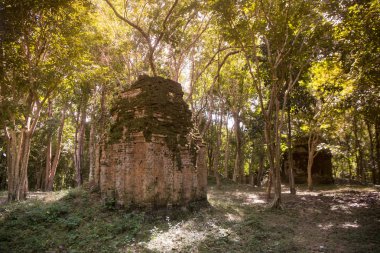 Sambor olduğunuzu Kuk kalıntıları Kamboçya Kampong Thom şehir kuzeyinde Khmer Harabeleri