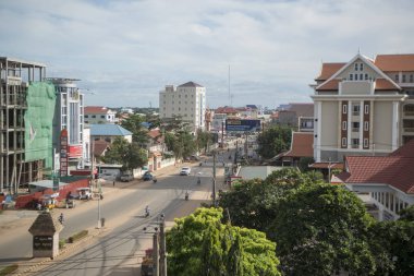 Kamboçya, Kampong Thom - Kasım, 2017: Yer: Kampong Thom, Cambodia şehir merkezinde