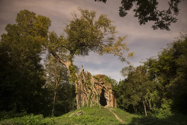 Sambor olduğunuzu Kuk kalıntıları Kamboçya Kampong Thom şehir kuzeyinde Khmer Harabeleri