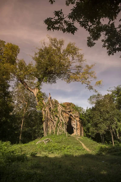 Sambor olduğunuzu Kuk kalıntıları Kamboçya Kampong Thom şehir kuzeyinde Khmer Harabeleri