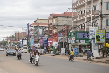 Kamboçya, Kampong Thom - Kasım, 2017: Yer: Kampong Thom, Cambodia şehir merkezinde