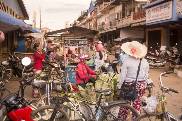 캄보디아 2017 캄보디아의 도시에서 시장에서 — 스톡 사진