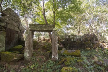 Koh Ker Srayong şehir şehir Northwaest Kamboçya Preah Vihear batısında doğusunda Khmer tapınaklar