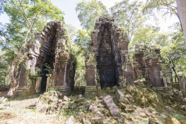 Koh Ker Srayong şehir şehir Northwaest Kamboçya Preah Vihear batısında doğusunda Khmer tapınaklar