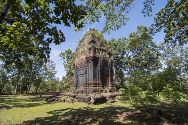 Koh Ker Srayong şehir şehir Northwaest Kamboçya Preah Vihear batısında doğusunda Khmer tapınaklar