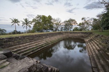 Kamboçya, Sra Em - 12 Kasım 2017: Khmer tapınaklar Srayong kasabanın doğusunda Prsat Preah Vihear kalıntıları