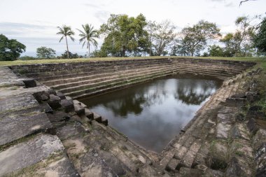 Kamboçya, Sra Em - 12 Kasım 2017: Khmer tapınaklar Srayong kasabanın doğusunda Prsat Preah Vihear kalıntıları