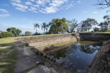 Kamboçya, Sra Em - 12 Kasım 2017: Khmer tapınaklar Srayong kasabanın doğusunda Prsat Preah Vihear kalıntıları